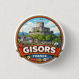 Gisors France  缶バッジ