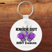 GISTがんをノックアウトする キーホルダー (正面)