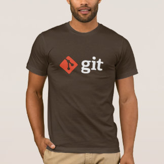 GitのTシャツ(ブラウン) Tシャツ