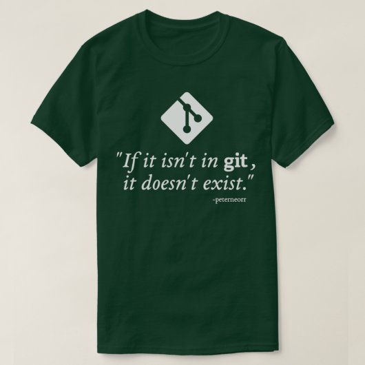 Gitもしに存在しない Tシャツ (デザイン正面)