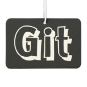 Gitエアーフレッシュナー カーエアーフレッシュナー (裏面)