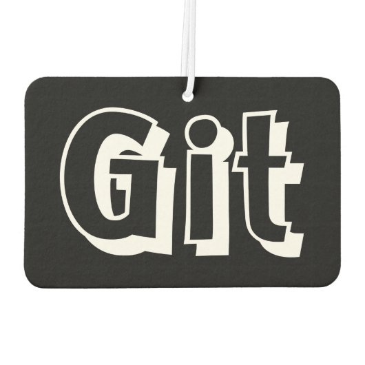 Gitエアーフレッシュナー カーエアーフレッシュナー (裏面)