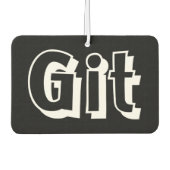 Gitエアーフレッシュナー カーエアーフレッシュナー (正面)