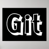 Gitポスター ポスター (正面)