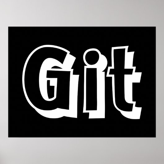 Gitポスター ポスター (正面)