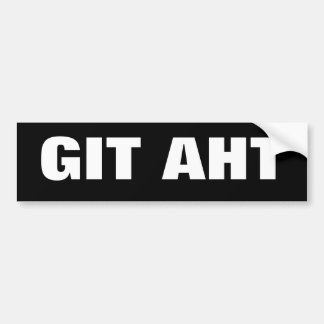 Git Aht -ピッツバーグのプライド バンパーステッカー