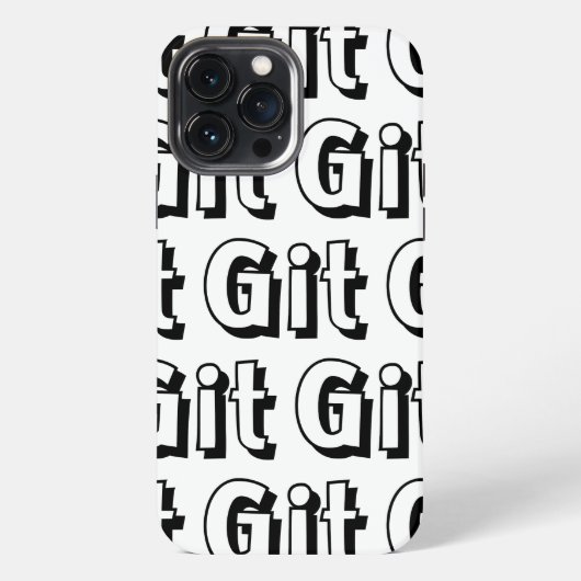 Git iPhoneケース (裏面)