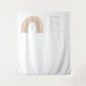 GITAパステルボホレインボーベビーシャワー タペストリー (正面)