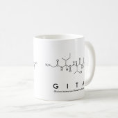 Gitaペプチド名mug コーヒーマグカップ (正面右)