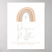 GITAボヘメインパステルレインボインおむつラッフルポスター ポスター (正面)