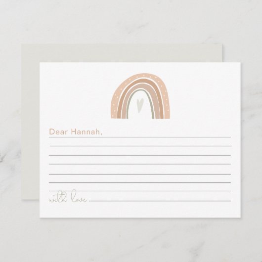 GITAボホパステルレインボー1stバースデータイムカプセル エンクロージャーカード (正面/裏面)