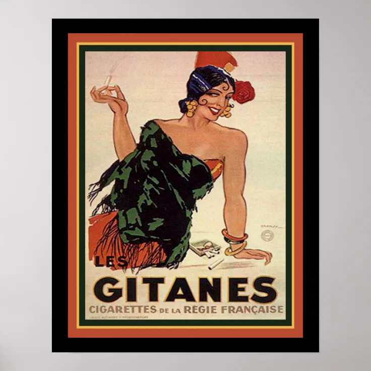 GITANES フランス ヴィンテージ ポスター