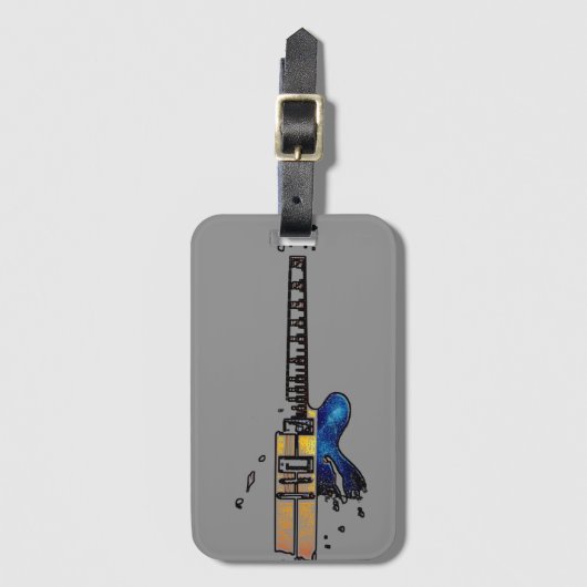 Gitar 4名刺スロットltcn ラゲッジタグ (正面縦)