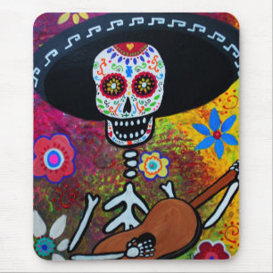 Gitarero Serenata Dia de los Muertos マウスパッド