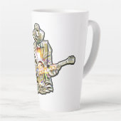 Gitarren Blues Mann - Feel it   カフェラテマグ (右アングル)