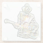 Gitarren Blues Mann - Feel it  ガラスコースター (裏面)