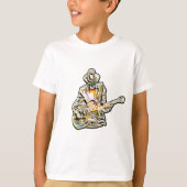 Gitarren Blues Mann - Feel it   Tシャツ (正面)