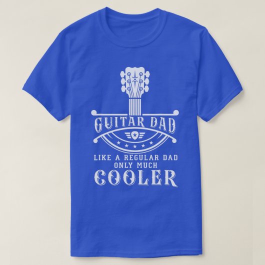 GItarristミュージシャンギターパパクールはGuitar Nec Tシャツ (デザイン正面)