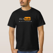 GitHUB、黒 Tシャツ (正面)