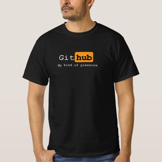 GitHUB、黒 Tシャツ (正面)