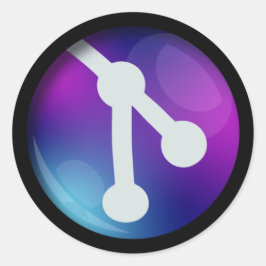 GitLensステッカー ラウンドシール