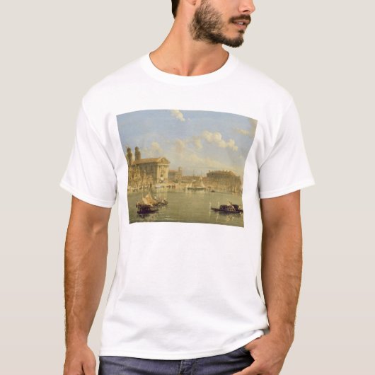 Giudecca、ベニス1854年(キャンバスの油) Tシャツ (正面)