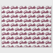 Giulia faded pink personalisiertes Geschenkpapier ラッピングペーパー (フラット)