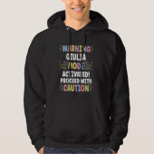 GIULIA Personalized Name Funny Cute Custom GIULIA  パーカ (正面)
