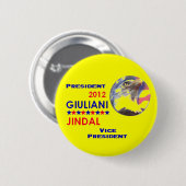 GIULIANI JINDAL 2012ボタン 缶バッジ (正面&裏面)