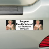 giulianidrag、giulianidrag、SupportFamilyの価値… バンパーステッカー (車上)