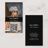 Giuseppe Arcimboldo – 図書館員 – QRコード 名刺 (正面/裏面)