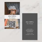 Giuseppe Arcimboldo – 図書館員 – QRコード 名刺 (正面/裏面)