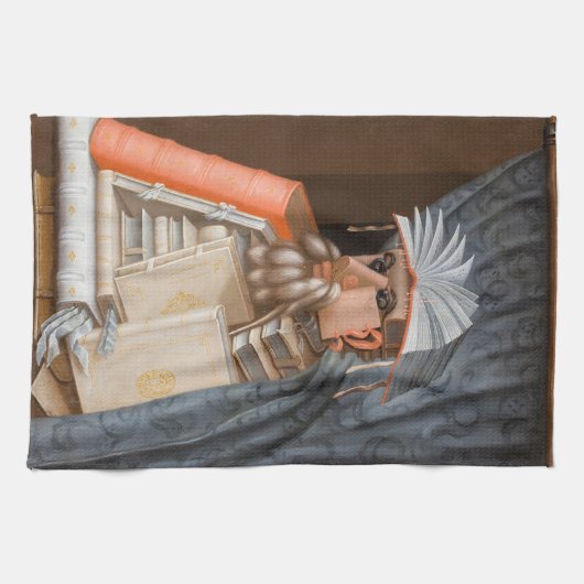 Giuseppe Arcimboldo - The Librarian キッチンタオル (横)