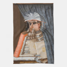 Giuseppe Arcimboldo - The Librarian キッチンタオル