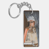 Giuseppe Arcimboldo - The Librarian キーホルダー (正面左)