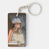 Giuseppe Arcimboldo - The Librarian キーホルダー (裏面)