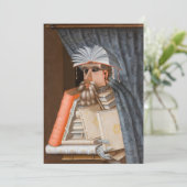 Giuseppe Arcimboldo - The Librarian サンキューカード (スタンド正面)