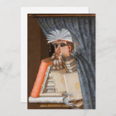 Giuseppe Arcimboldo - The Librarian サンキューカード (正面/裏面)
