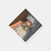 Giuseppe Arcimboldo - The Librarian スタンダードカクテルナプキン (角)