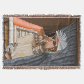 Giuseppe Arcimboldo - The Librarian スローブランケット (正面)