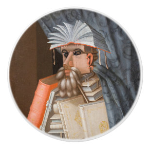 Giuseppe Arcimboldo - The Librarian セラミックノブ