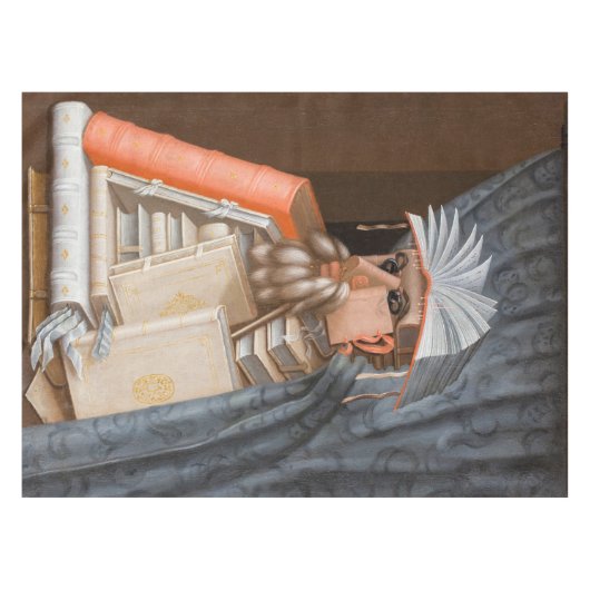 Giuseppe Arcimboldo - The Librarian テーブルクロス (正面(横))