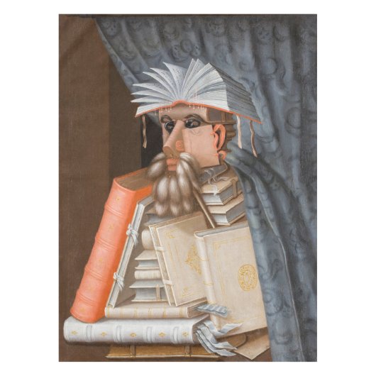 Giuseppe Arcimboldo - The Librarian テーブルクロス (正面)