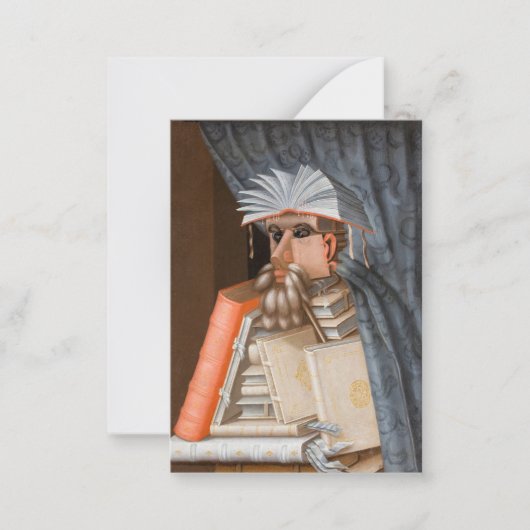 Giuseppe Arcimboldo - The Librarian ノートカード (正面)