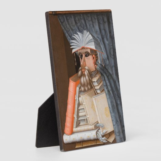 Giuseppe Arcimboldo - The Librarian フォトプラーク (側面)