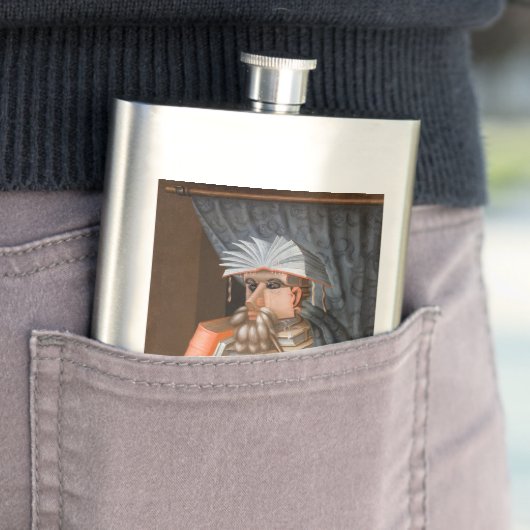 Giuseppe Arcimboldo - The Librarian フラスク (インサイチュ)