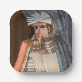 Giuseppe Arcimboldo - The Librarian ペーパープレート (正面)