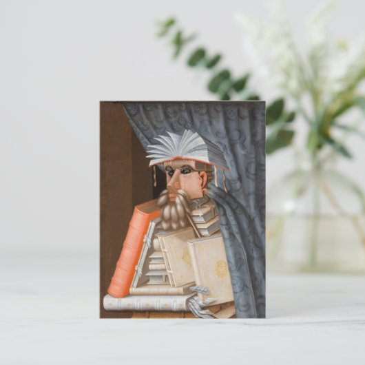 Giuseppe Arcimboldo - The Librarian ポストカード (スタンド正面)