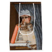 Giuseppe Arcimboldo - The Librarian ミディアムペーパーバッグ (裏面)