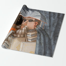 Giuseppe Arcimboldo - The Librarian ラッピングペーパー